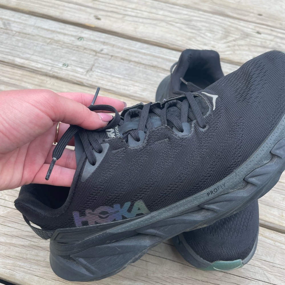 Hoka Women’s Elevon 2 Black Athletic Shoes